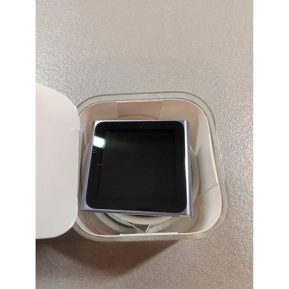 Apple iPod Nano 6th Gen 16GB Graphite A1366 w/ Case & Cable Needs Battery